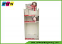China Portable Floor Cardboard Display Stands For Hair Dryer And Hair Straightener factory