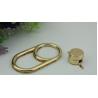 China New style luxury bag accessories hardware light gold metal twist locks factory
