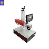 China Mini Portable unibody Metal Marking Machine Chassis Number Fiber Laser Engraving Machine for sale