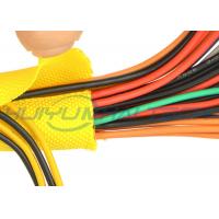 China Multi - Filament Self Closing Braided Wrap Custom Size For Wire / Cable Harness for sale