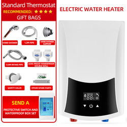 Quality Bathroom Electric Endless Water Heater 3500W - 5500W Instant Hot Water Shower for sale