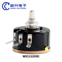 China WX111 WX030 Single Turn Wire Wound Potentiometer 3W Adjustable Resistor factory