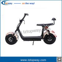 China 2 wheels1000W 60V Mini Electric Motorcycles citycoco scooter driving speed 40km/h factory