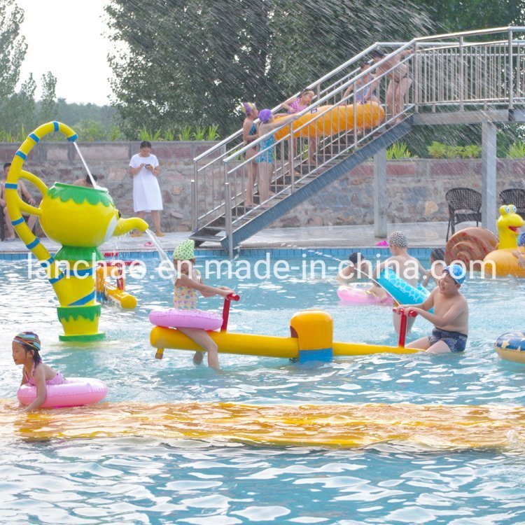 Family Interactive Water Park Spray Water House Slide Equipment