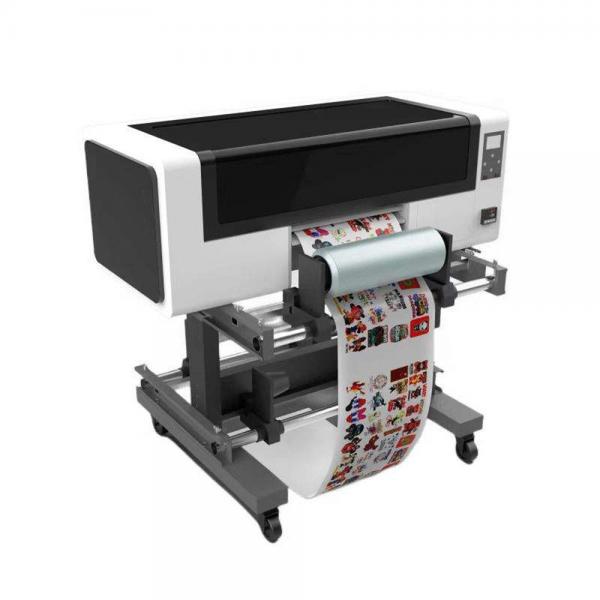 Quality UV DTF Crystal Label Printer Digital Printing Tx800 Xp600 Print Head Cold Transfer Sticker Machine All In One Printer for sale