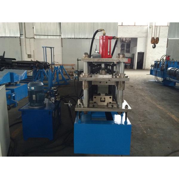 Quality Horizontal Storage Rack Roll Forming Machine With Hydraulic Punching System for sale