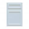 China Calssic Style Rsliding Cupboard Doors , Pvc Film Pressed Mdf Bathroom Vanity Doors factory