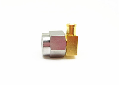 Quality SMA RF Connector Male Plug Solder Right Angle RF Coaxial Connector for sale