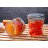 China 100ml 200ml 300ml clear glass jam jars glass mason jar with screw metal lids factory