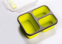 China Collapsible , Microwavable, Leak Proof, Silicone Lunch Container factory