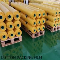 Quality Steady Adhesion 0.075 - 0.08mm Cotton Wrapping Film With Low Chemical Resistance for sale