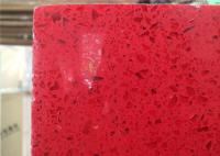 China Red Galaxy Quartz Man Made Stone , Artificial Quartz Stone 160 X 320 Cm Size factory