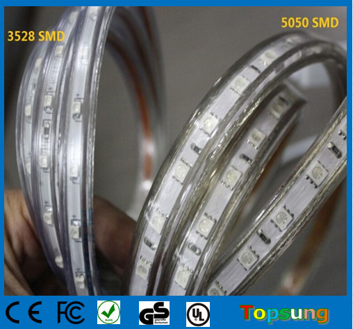 2017 new 110V AC yellow ledstrip ip65 tape SMD 60LED/M Manufacturer