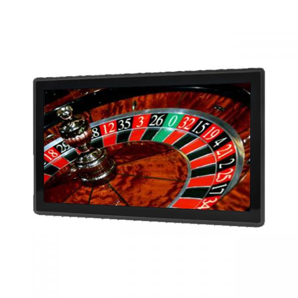 Quality Wide Screen Casino Display Projected Capacitive Touch Support HDMI LCD Monitor 18.5 Inch for sale