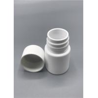 Quality Capped Small Plastic Pill Bottles , 53mm Height Round Pill Container Portable for sale