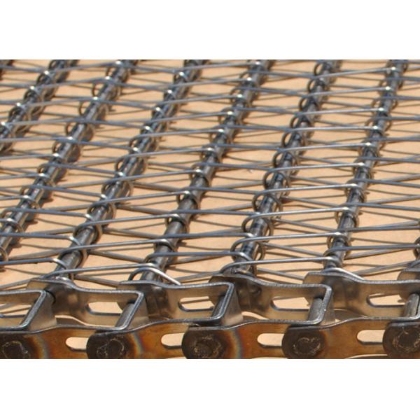 Quality Light Weight Conventional Wire Mesh Conveyor Belt / Chain Link Fencing for sale