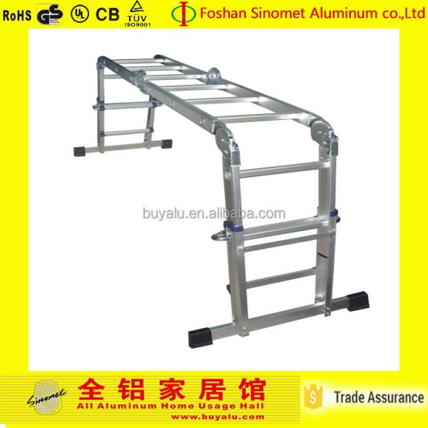 Quality Multipurpose Aluminum Step Ladder Anodized Surface Industrial Aluminum Ladder for sale