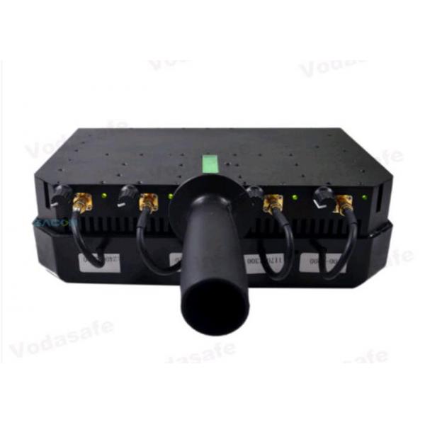 Quality Handheld RC2.4G RC5.8G UAV Cell Phone Signal Jammer With 250m Jamming Range for sale