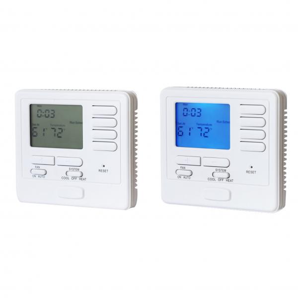 Quality HVAC 5 / 1 / 1 Programmable Heat Pump Thermostat With LCD Display for sale