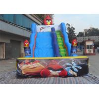 China Amazing Angry Bird Large Commercial Inflatable Slide With Digital Printing factory