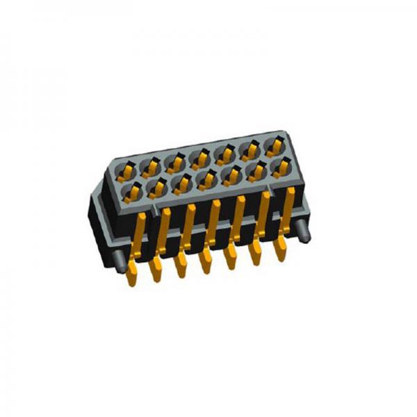Quality Right Angle SMT Dual Row Board To Board Power Connector 500 MΩ Min for sale