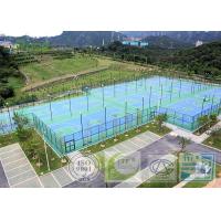 China Roller Paint Anti - UV Synthetic Basketball Court Flooring / Sport Court Surface factory