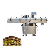 China High Accuracy Adhesive Bottle Sticker Labeling Machine For Peanut Butter Bottle factory