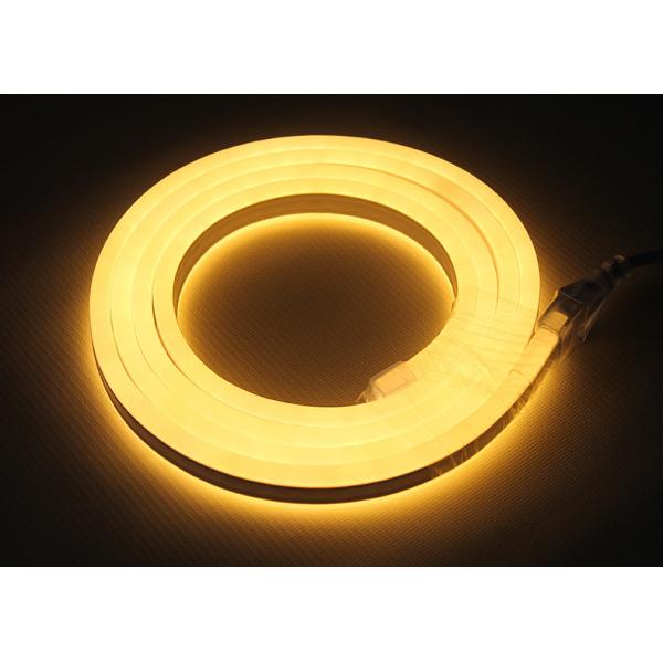 Quality Warm White Double Sided Neon Flex Yellow Color Various Shape Optional for sale