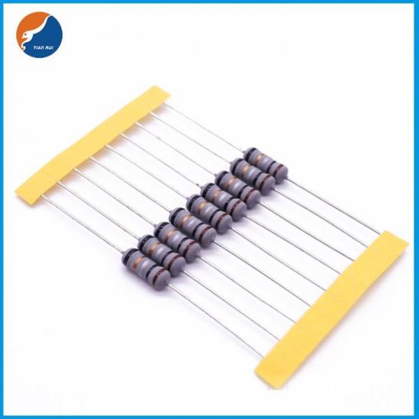 Quality 1 / 4W-5WS Wirewound Resistor Fuse Body Coating Gray for 0.01Ω-1KΩ for sale
