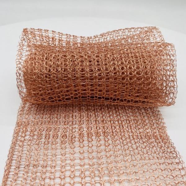 Quality 5" X 30' Copper Knitted Wire Mesh For Pest Control Blocker Diy Hole Filler for sale