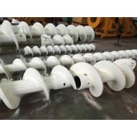China 30mm flight 500mm Dia Earth Drilling Auger For Deep Foundation factory