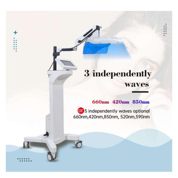 Quality 5 independently waves 850nm 415nm infrared led light therapy machine for sale