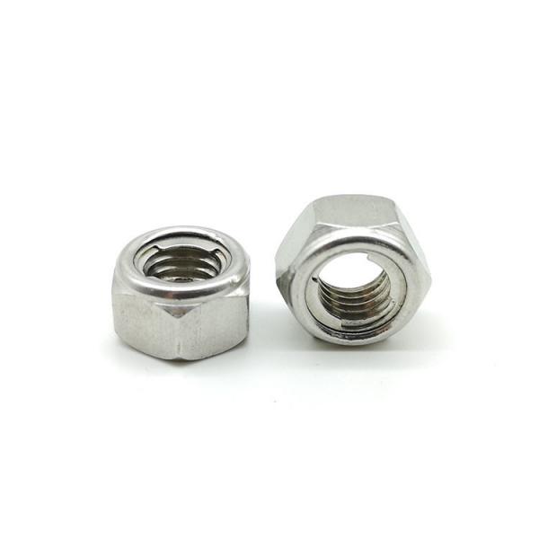 Quality GB 6184 Stainless Steel Metric Nuts Spring Stop Metal Insert Lock Nuts for sale