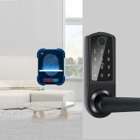 Quality Alloy Home Fingerprint Lock FCC Biometric Keypad Door Lock for sale