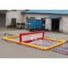 China Mobile giant floating inflatable water volleyball court for kids N adults water entertainments factory