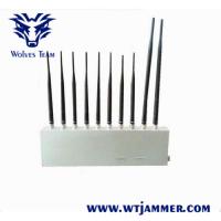 China 10 Bands 16 Watts 3G 4G GPS WiFi LoJack VHF UHF Signal Jammer factory