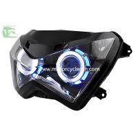 China Kawasaki Z250 Motorcycle  Parts HID Blue light Headlight Lens Headlamps factory