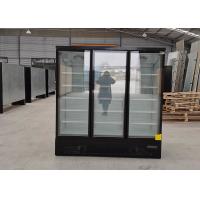 China 3 Glass Doors 1260L Commercial Upright Freezer With SECOP Compressor for sale