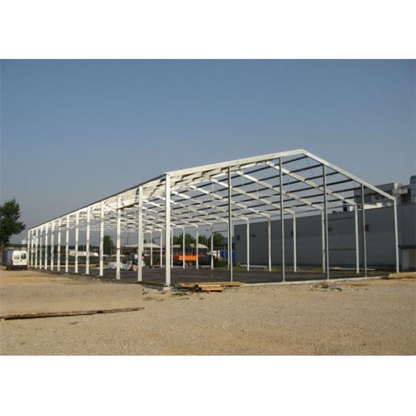 Quality Quick Assembled Prefab Steel Warehouse With Hot Dip Galvanized Frame for sale