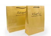 China Eco Friendly Reusable Personalised Paper Bags , Small Brown Paper Gift Bags factory