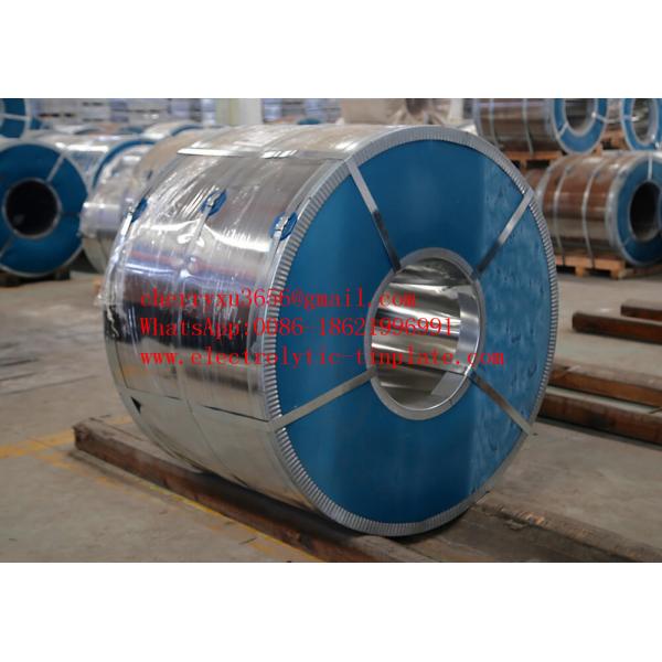 Quality SPTE TFS continuous annealing  Rolled Tinplate Coil for food can packing for sale