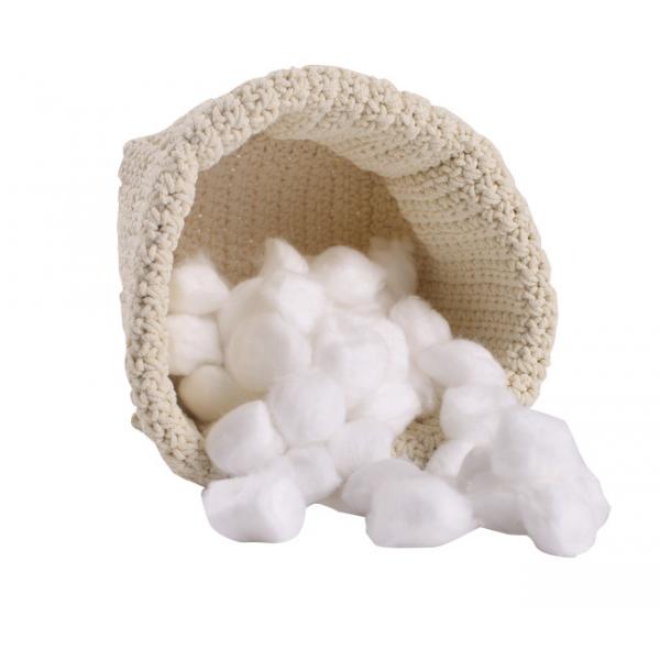 Quality High Profile Surgical Medical Cotton Balls , Soft Absorbent Cotton Balls 25MM for sale