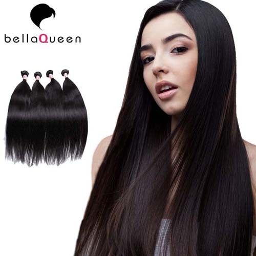 Quality 10 inch - 30 inch Girl use Burmese Remy Hair Natural Black Straight Without Chemical for sale