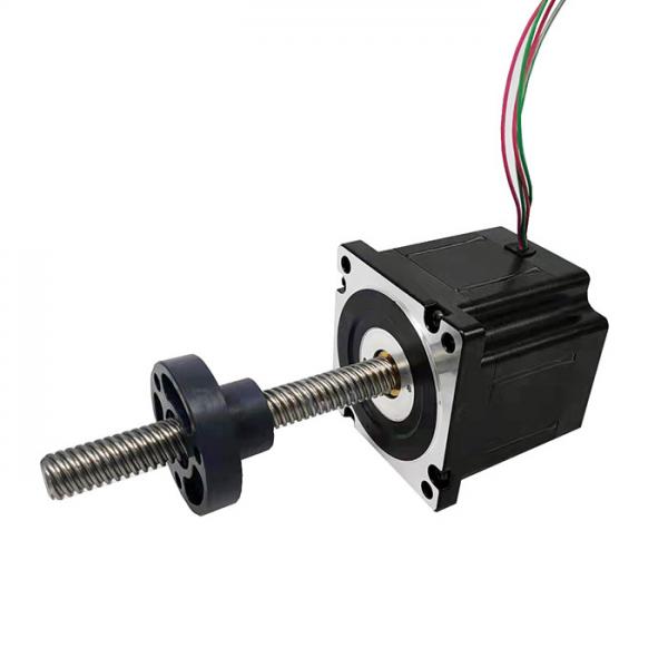 Quality NEMA34 Linear Lead Screw Stepper Motor 1.8 Degree Angle With Nut for sale