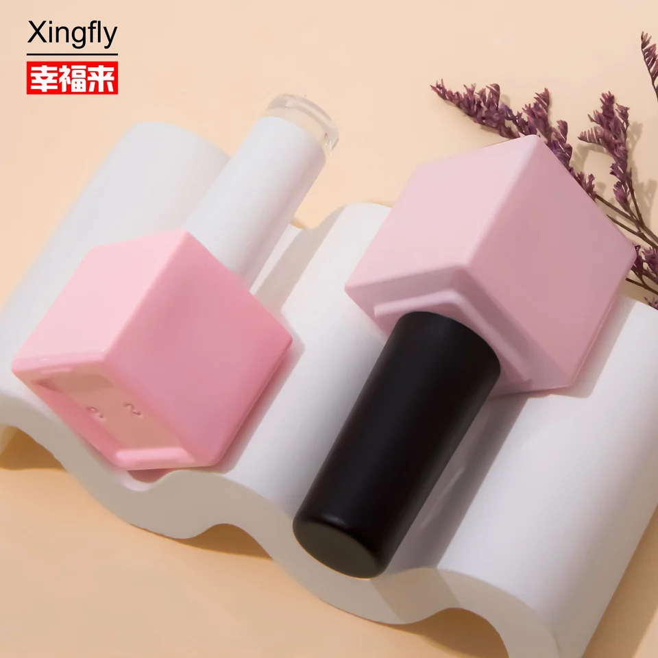 Quality 5ml Small Nail Polish Bottle with Glass Bottleneck and Paper Label for sale
