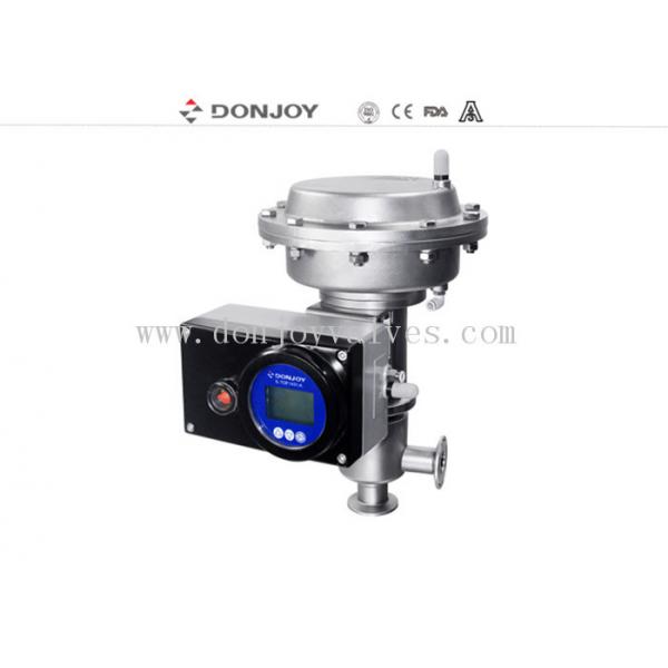 Quality Thin film Pneumatic Aseptic Reversing Seat Valve DN25-DN100 with  SS316L for sale