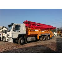 Quality 37 Meter 273KW Used Truck Concrete Pump , Sany Concrete Pump 120CBM for sale
