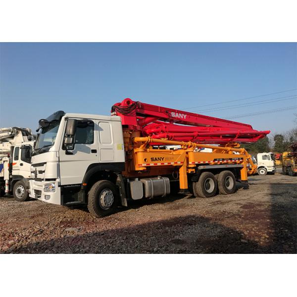 Quality 37 Meter 273KW Used Truck Concrete Pump , Sany Concrete Pump 120CBM for sale