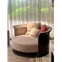 Quality Italian Velvet Hotel Room Sofa Large Single Casual Sectional Sofas for sale