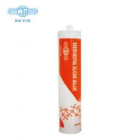 Quality 300ml All Weather Outdoor Clear Silicone Sealant BAIYUN SS850 for sale